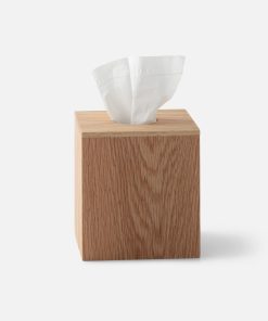 Oak Tissue Box